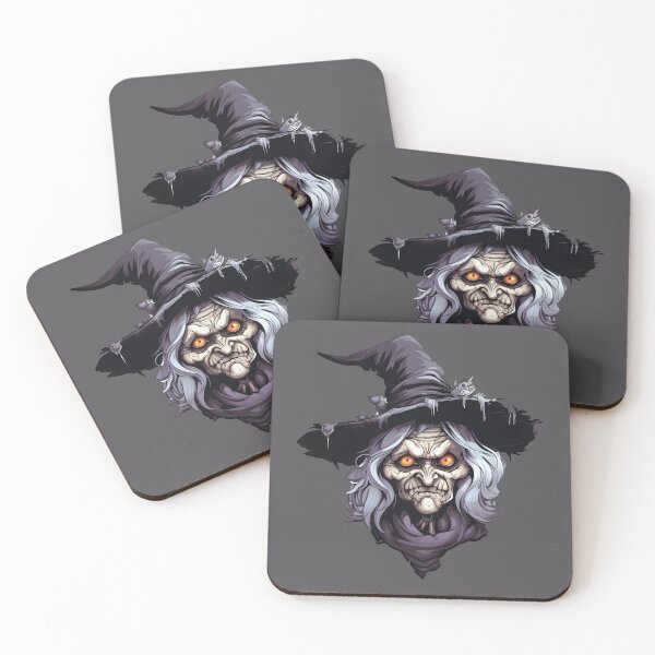Item preview, Spooky halloween witch designed and sold by Wickystickers.