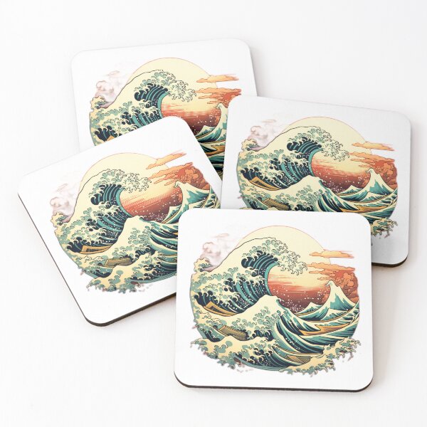 Item preview, THE RETRO GREAT WAVE by OneMemeWeeb designed and sold by OneMemeWeeb.