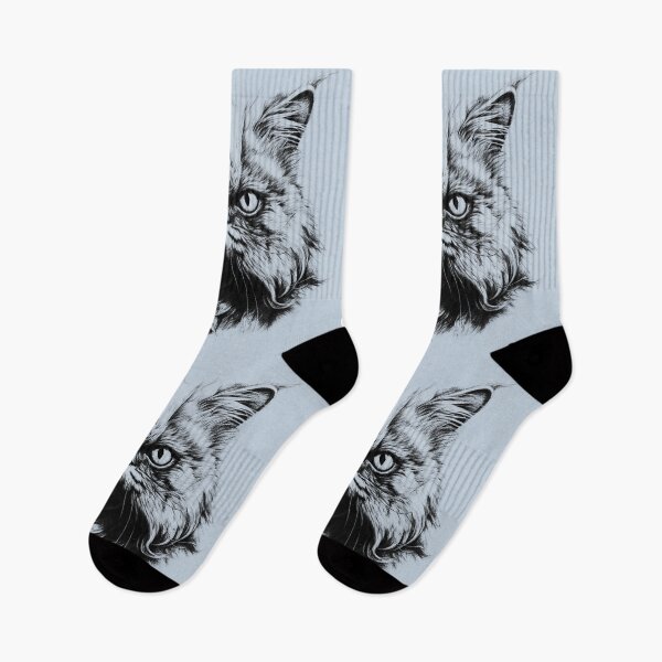 Item preview, Persian Cat T-shirt Art Sticker designed and sold by allthis.