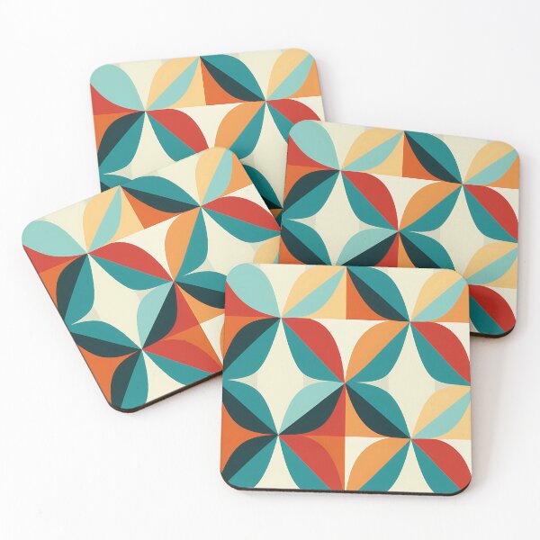 Item preview, Retro Tile Design 1 designed and sold by AwesomeAiArt.