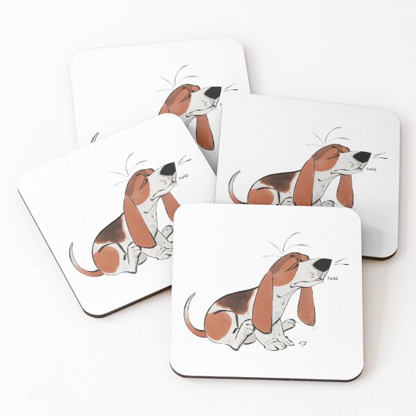 Item preview, Doggust day 17 Basset Hound designed and sold by kewaizii.