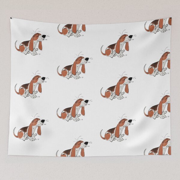 Item preview, Doggust day 17 Basset Hound designed and sold by kewaizii.