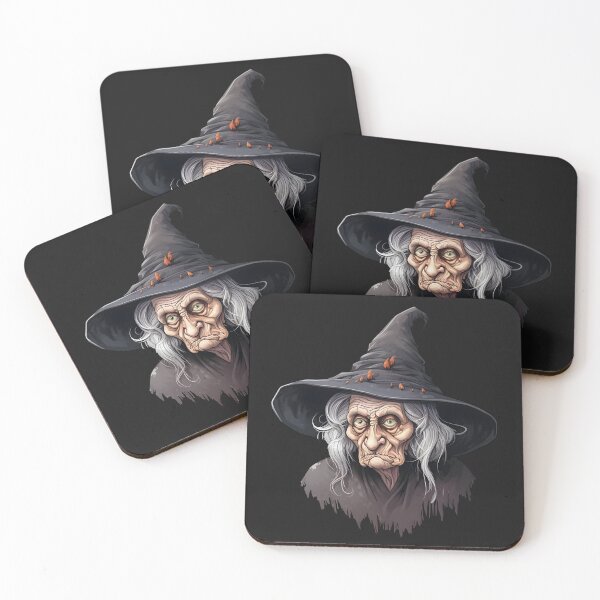 Item preview, Spooky halloween witch designed and sold by Wickystickers.