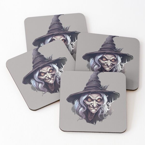 Item preview, Spooky halloween witch designed and sold by Wickystickers.