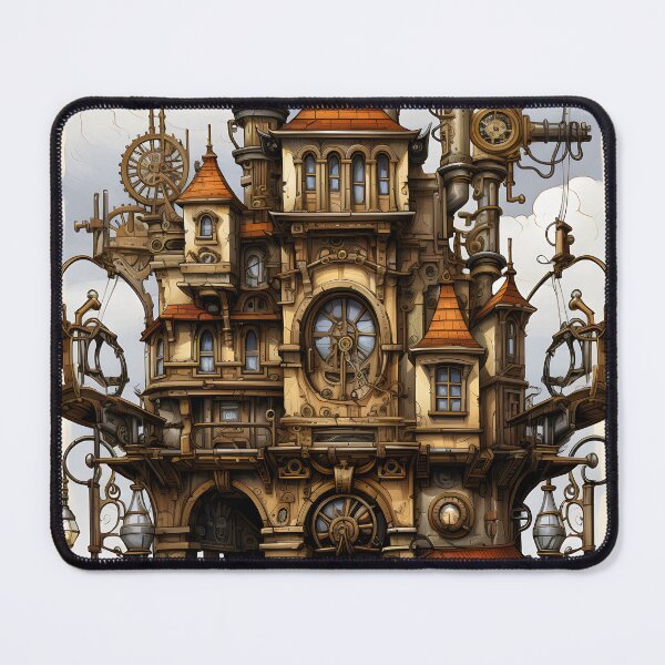 Item preview, Steampunk Cityscape | Sketch designed and sold by Shirtastically.
