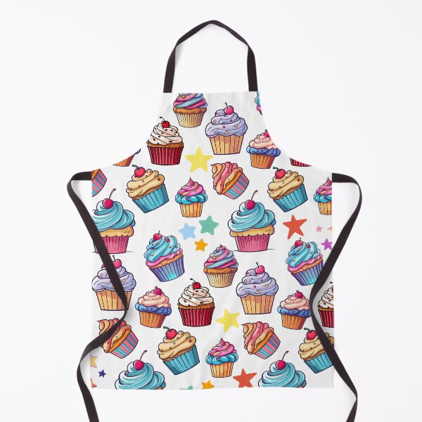 Item preview, Cute Cupcake Dessert Stars Pattern designed and sold by TuckerLogan.