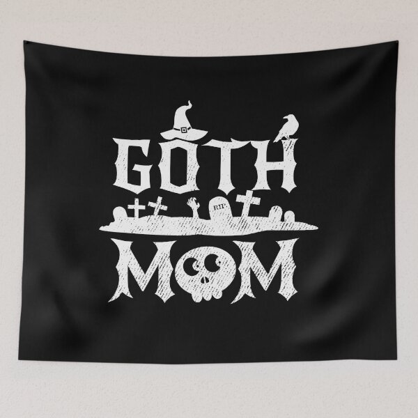 Item preview, Goth Mom Funny Halloween designed and sold by Thevulcano.