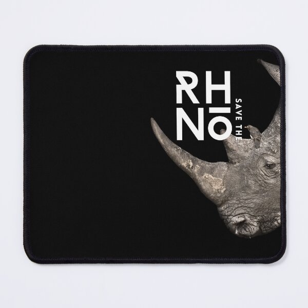 Item preview, Save the rhinos | Rhino conservation | Protect wildlife | save animals | black B designed and sold by WERICO-T.