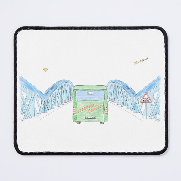 Item preview, Freiburg im Breisgau bridge blue color designed and sold by centlia.