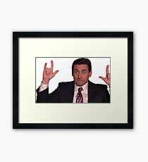 michael g scott Framed Print
