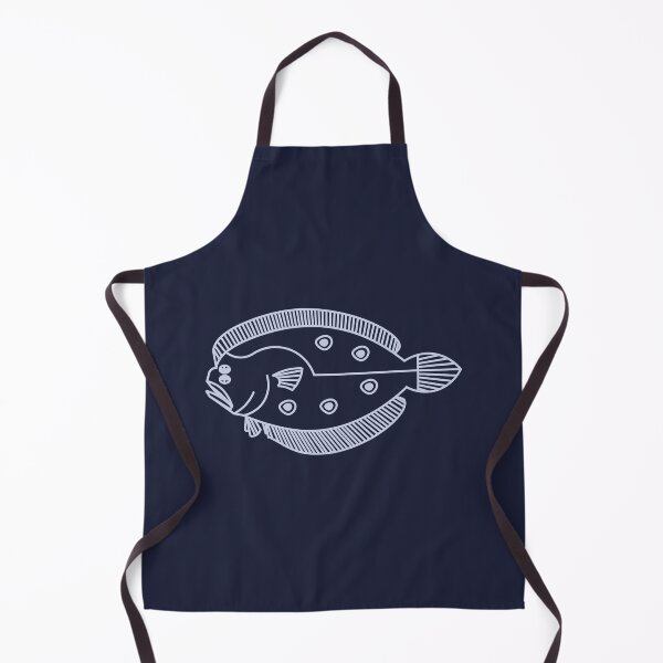 Item preview, Fun Flounder Fish in Light Purple on Deepest Blue designed and sold by fruttidimare.