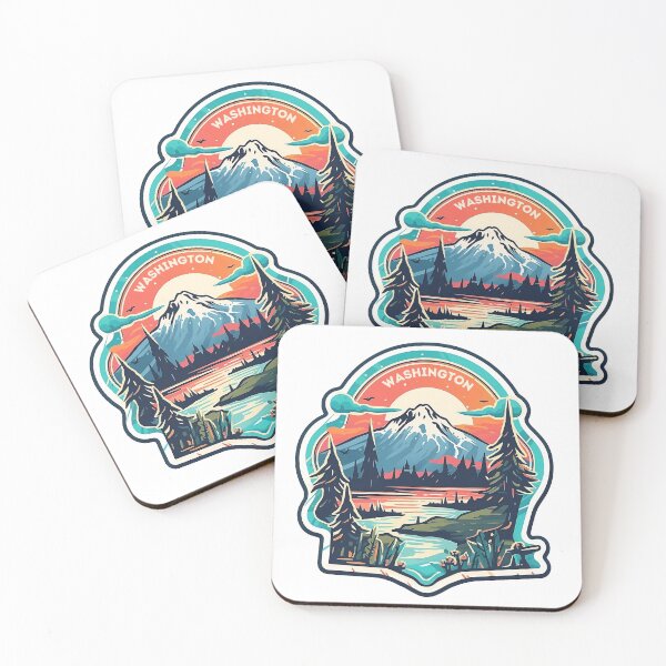 Item preview, Washington State Sticker 2 designed and sold by CherryColaRain.