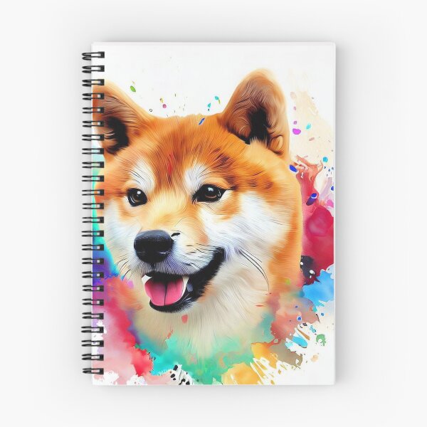 Item preview, Shiba-Inu Dreams Splash Art designed and sold by The Digital Compass.