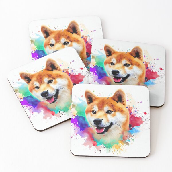 Item preview, Shiba-Inu Dreams Splash Art designed and sold by The Digital Compass.