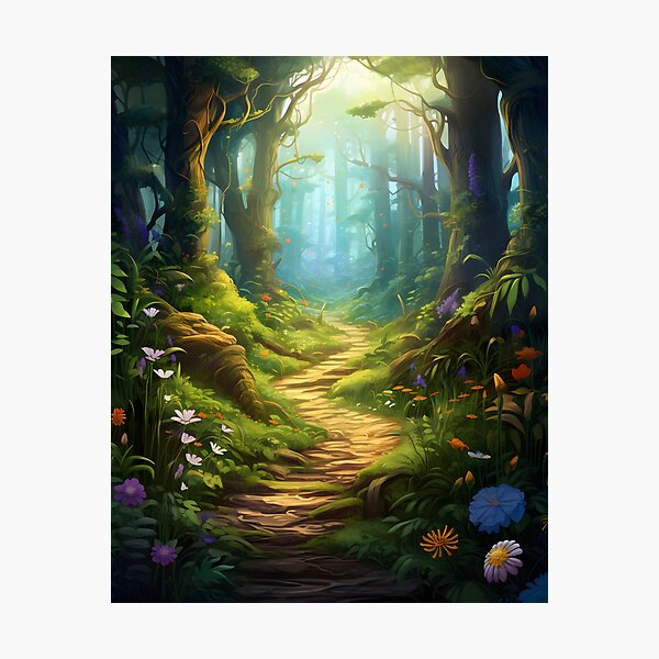 Item preview, Enchanted Forest Clearing | Sketch designed and sold by Shirtastically.