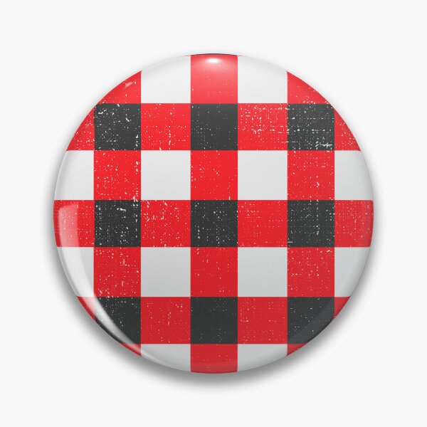 Item preview, Red and Black Linen Look Cabincore Buffalo Checks designed and sold by Valerie Englehart.