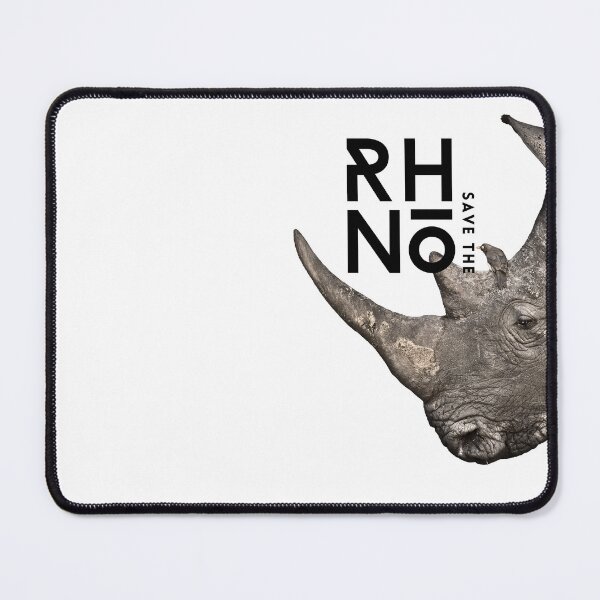 Item preview, Save the rhinos | Rhino conservation | Protect wildlife | save animals | White B designed and sold by WERICO-T.
