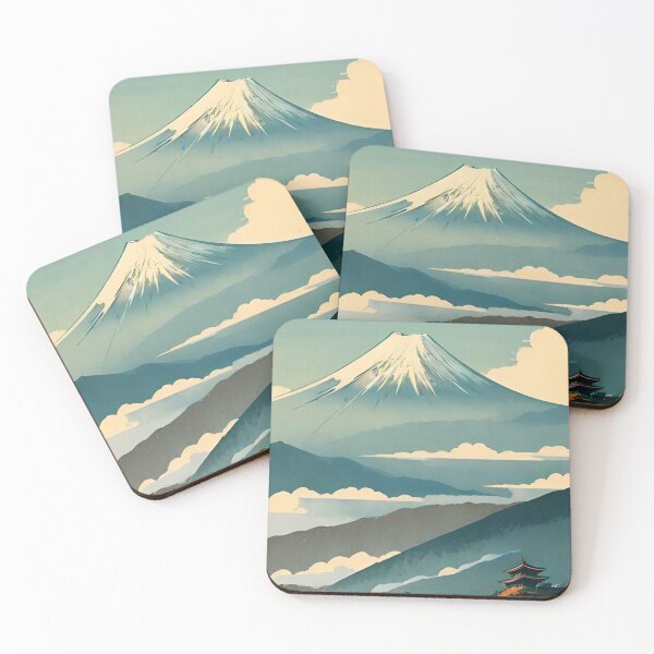 Item preview, Mount Fuji and Tranquil Temple designed and sold by I-A-Troy.