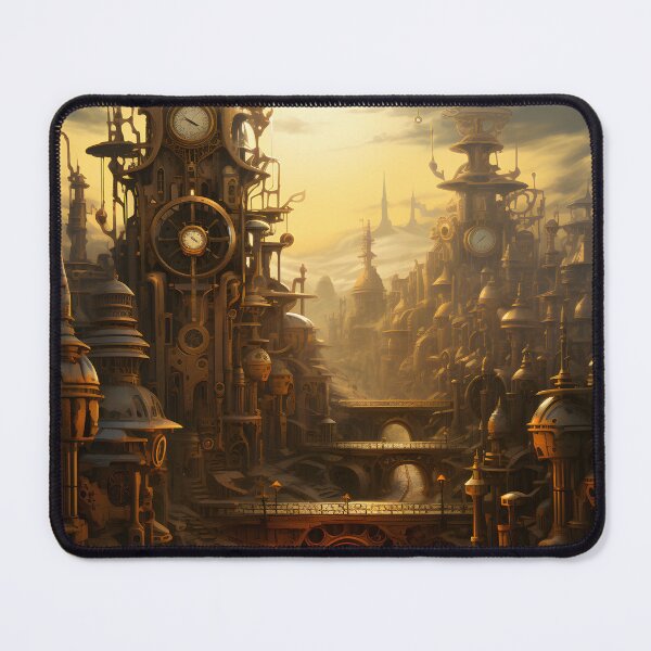 Item preview, Steampunk Cityscape | Sketch designed and sold by Shirtastically.
