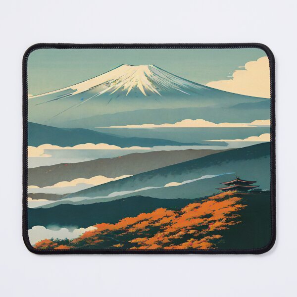 Item preview, Mount Fuji and Tranquil Temple designed and sold by I-A-Troy.