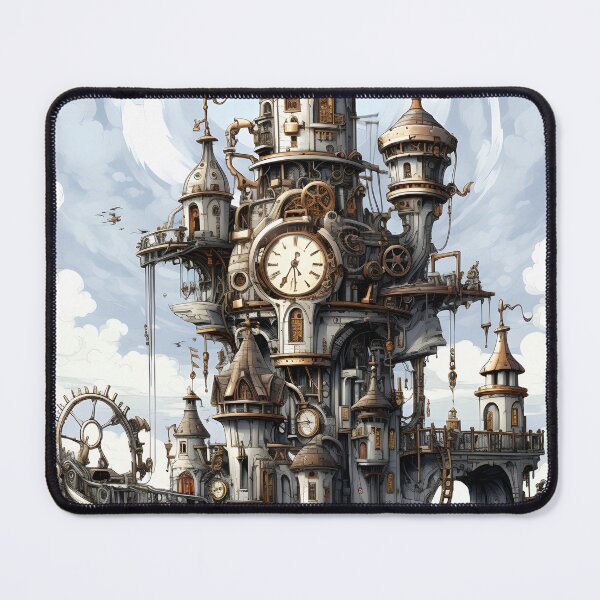 Item preview, Steampunk Cityscape | Sketch designed and sold by Shirtastically.