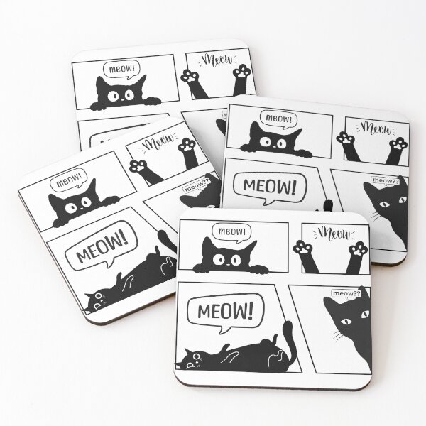 Item preview, Manga cat designed and sold by AnimeCloud.