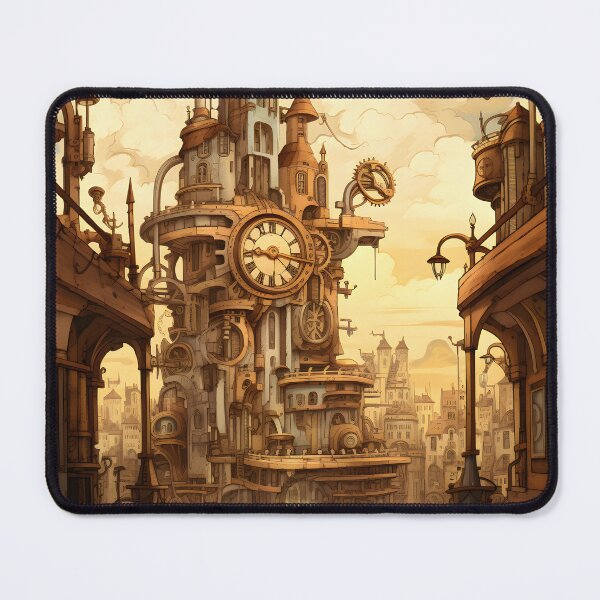 Item preview, Steampunk Cityscape | Sketch designed and sold by Shirtastically.