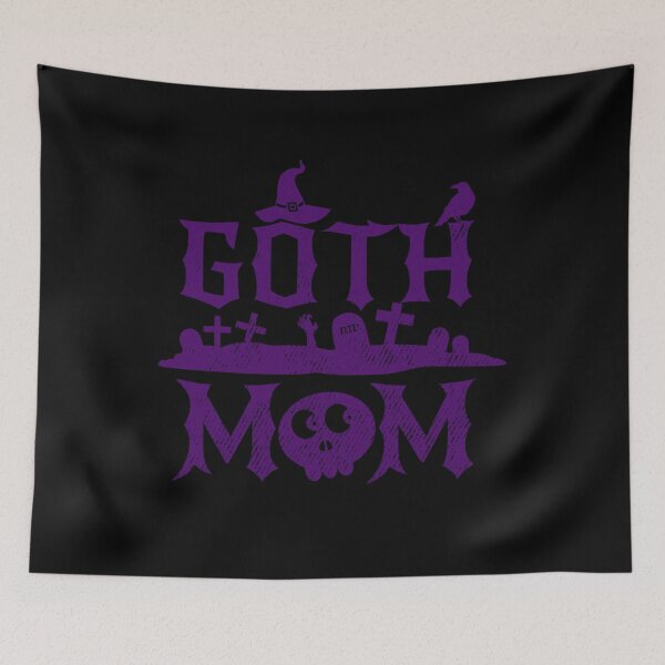 Item preview, Goth Mom Funny Halloween designed and sold by Thevulcano.