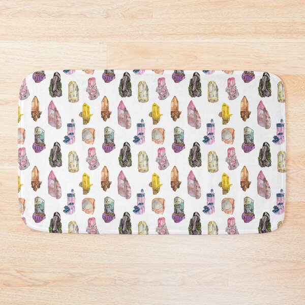 Item preview, Watercolour Crystals Repeat Pattern designed and sold by Sara Brenton.