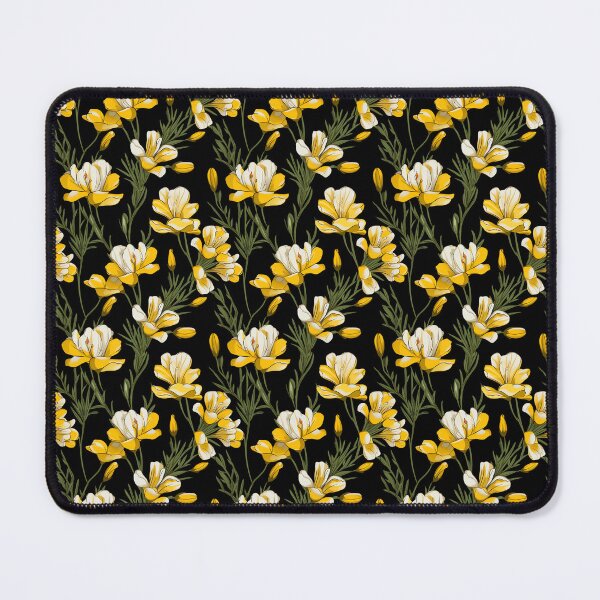 Item preview, Yellow Freesias Plants Flowers Pattern designed and sold by LudwikeArts.