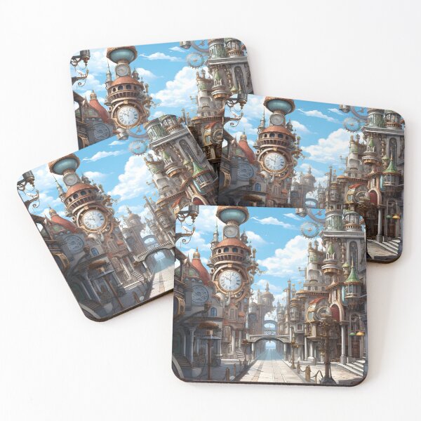 Item preview, Steampunk Cityscape | Sketch designed and sold by Shirtastically.