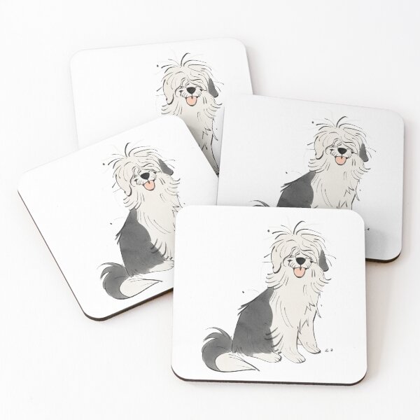 Item preview, Doggust day 23 Old English Sheepdog designed and sold by kewaizii.