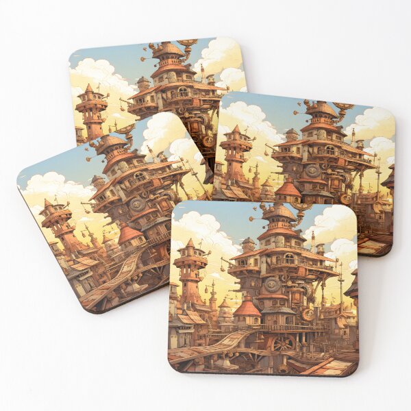 Item preview, Steampunk Cityscape | Sketch designed and sold by Shirtastically.