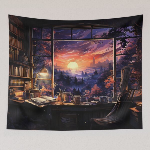 Item preview, Deskside Sunset designed and sold by CastleBySea.