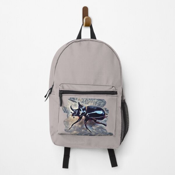 Item preview, Black Horned Beetle designed and sold by HazelEyeStudio.