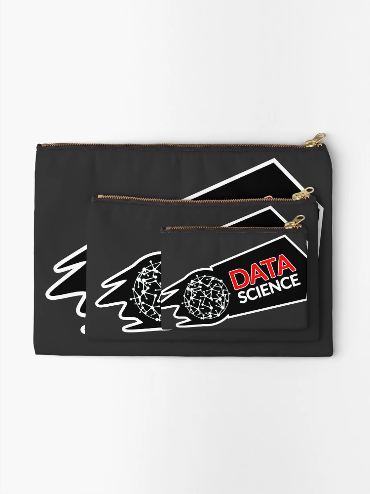 Thumbnail 2 of 4, Zipper Pouch, Data Science designed and sold by coderman.