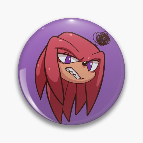 Sonic Tails Knuckles Amy Rose Sonic the Hedgehog Fan Art Sticker Button  Badge Pin 