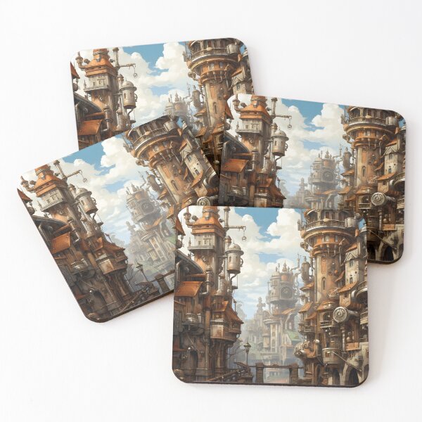 Item preview, Steampunk Cityscape | Sketch designed and sold by Shirtastically.