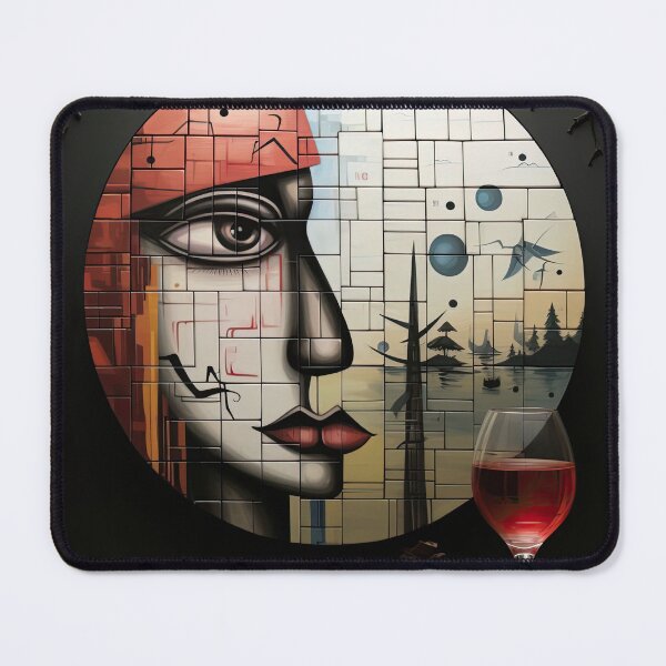 Item preview, Dual Gaze in Cubist Elegance designed and sold by SudokuSavvy.