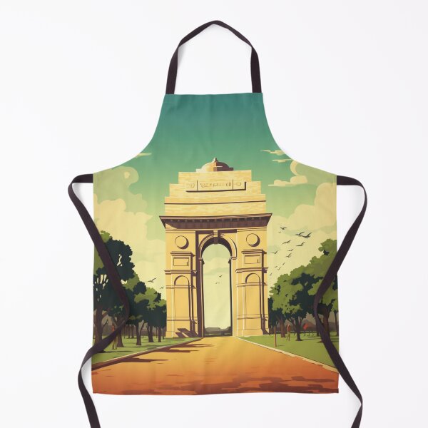 Item preview, A Vintage Travel Illustration of Delhi - India designed and sold by GoodOldVintage.