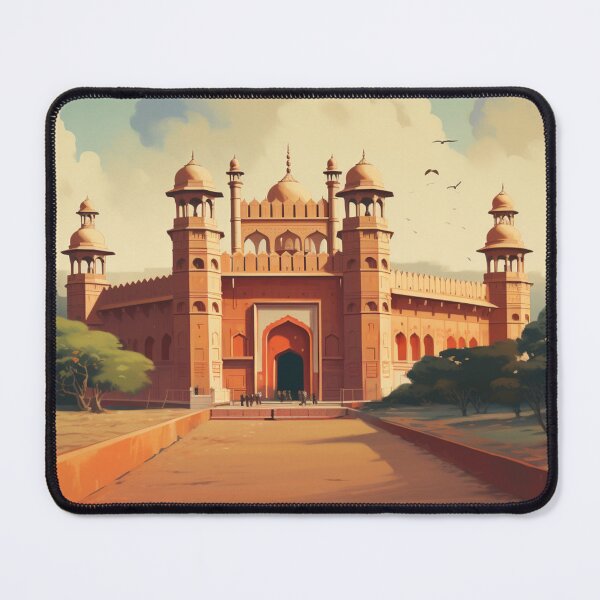 Item preview, A Vintage Travel Illustration of Delhi - India designed and sold by GoodOldVintage.