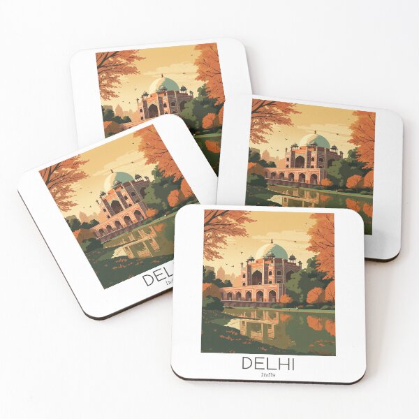 Item preview, A Vintage Travel Illustration of Delhi - India designed and sold by GoodOldVintage.