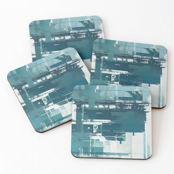 Item preview, Abstract Art in Shades of Blue designed and sold by I-A-Troy.