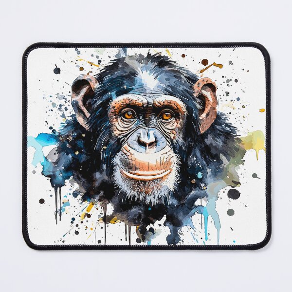 Item preview, Chimpanzee watercolour designed and sold by SteadyRolling.