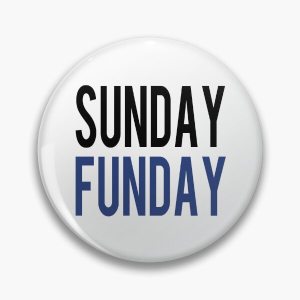 Item preview, Sunday Funday (blue) designed and sold by raineOn.