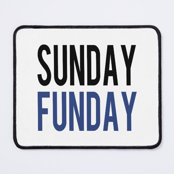 Item preview, Sunday Funday (blue) designed and sold by raineOn.