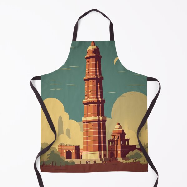 Item preview, A Vintage Travel Illustration of Delhi - India designed and sold by GoodOldVintage.
