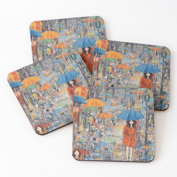 Item preview, Rain in the city designed and sold by MyrtaSB.