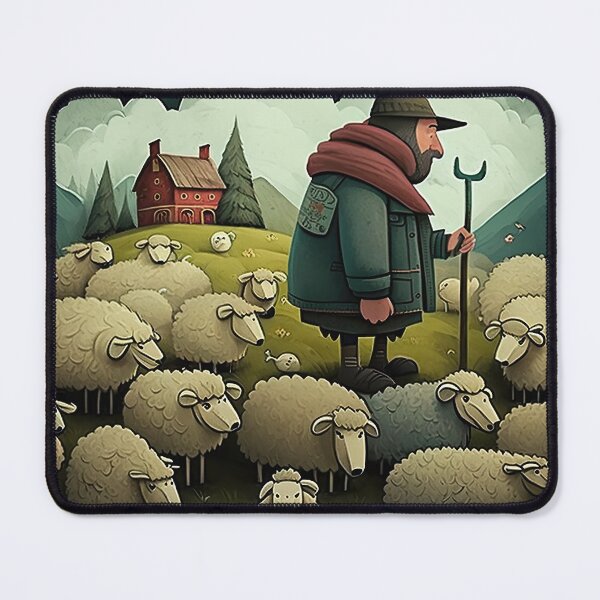Item preview, THE LOST SHEEP designed and sold by ArtbyRolleen.