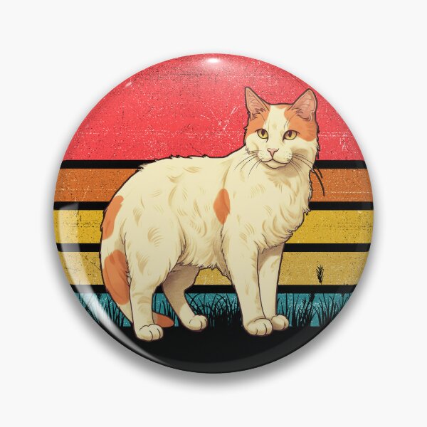 Item preview, Turkish Van Cat Vintage Retro Sunset designed and sold by rafaeltto.